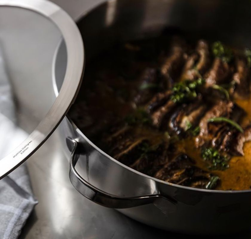 Trakt�rpanna med lock Chef''s Pan Mathias Dahlgren f�r Culimat 