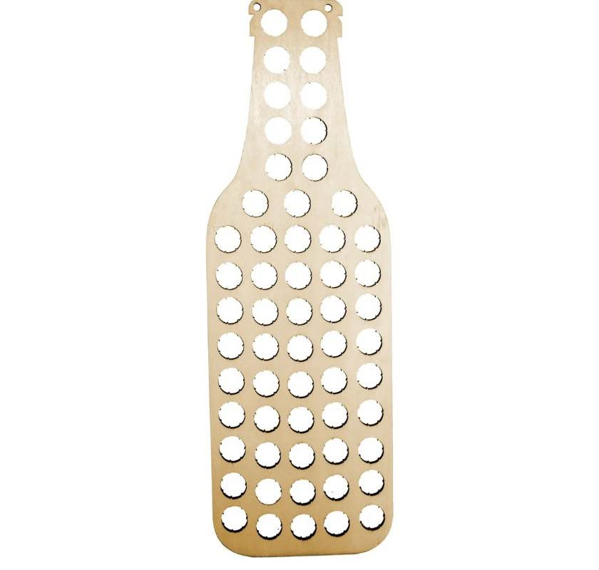 Beer Glass Bottle Cap Collector kapsyltavla utan kapsyler