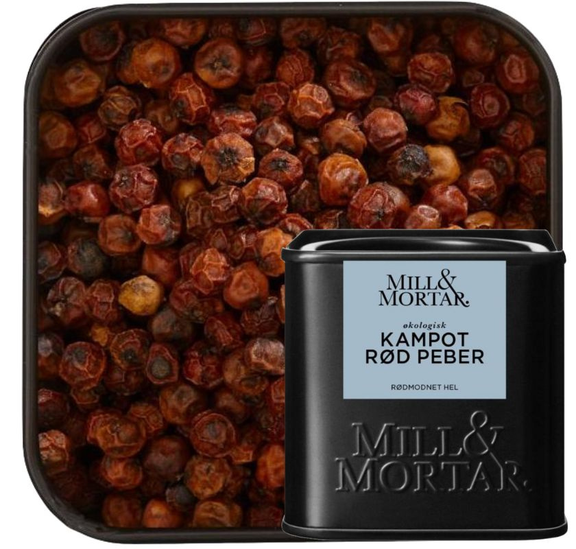 Kampotpeppar r�d ekologisk Mill & Mortar